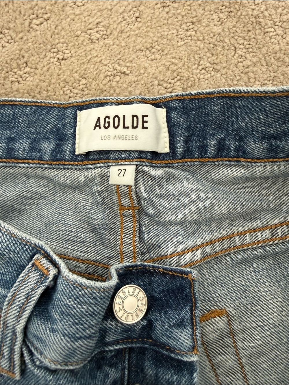 Agolde Parker Long (likely) Skywave - size 27 - Picture 4 of 5